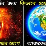 পৃথিবী সৃষ্টির রহস্য ও প্রাচীন পৃথিবীর ধারণামূলক ছবি