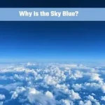 Blue sky over Earth with white clouds