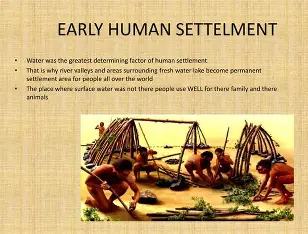 How did human settlements develop from villages to cities