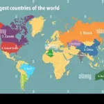 largest countries in the world map