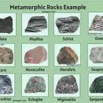 A lot of types of rocks