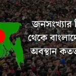 বাংলাদেশের জনসংখ্যা ও ঘনবসতিপূর্ণ এলাকার মানচিত্র